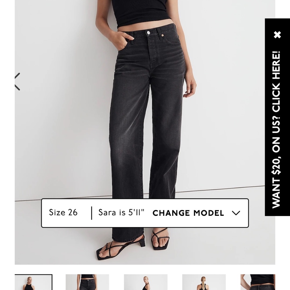 Madewell Low Strung Straight Jeans